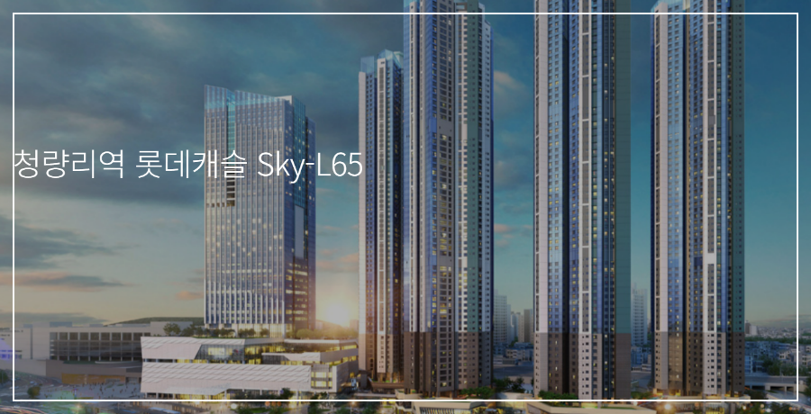 청량리역 롯데캐슬 SKY-L65 무순위 청약 결과 경쟁률 4만대 1