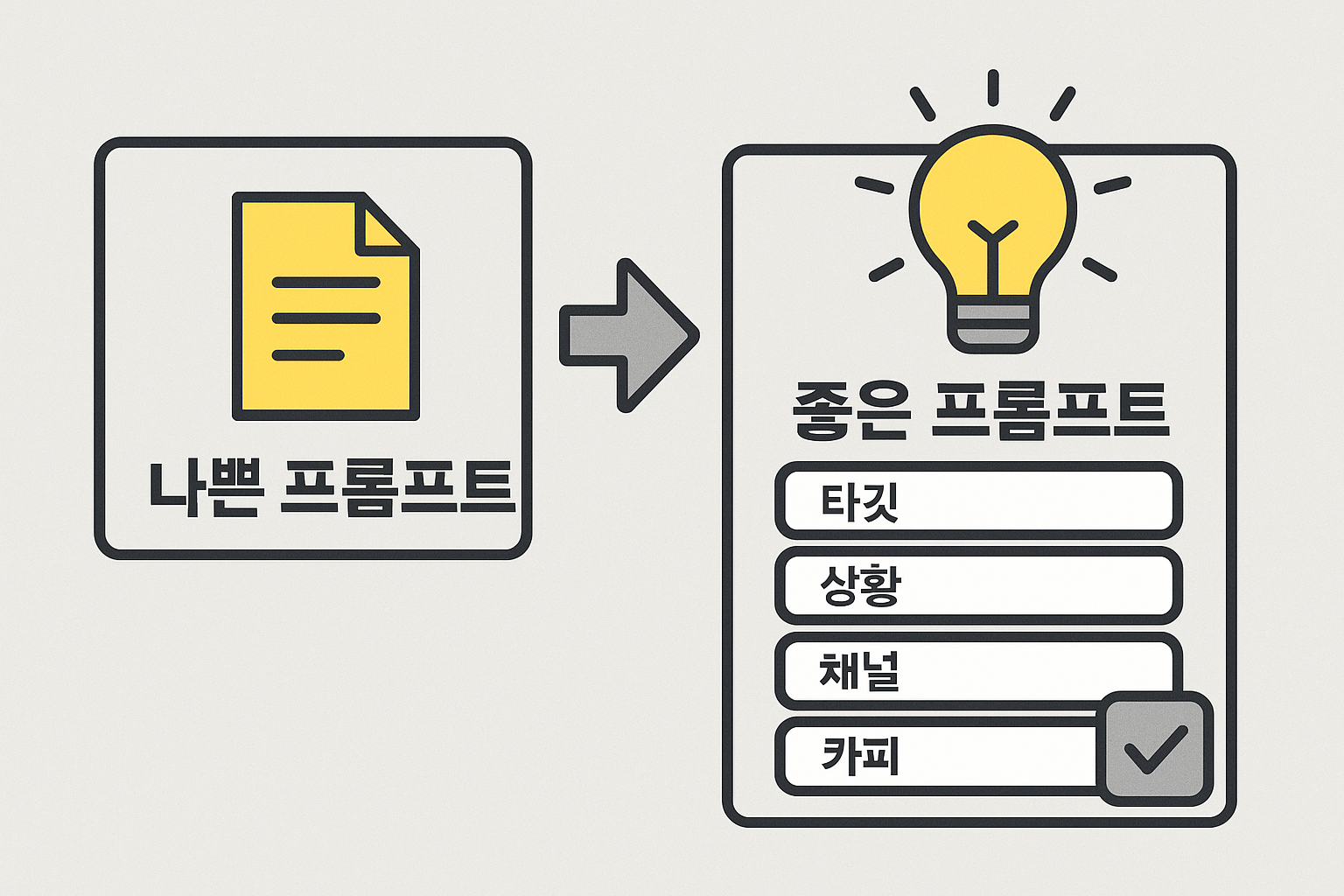 아이디어 발굴과 프롬프트 설계 사진
