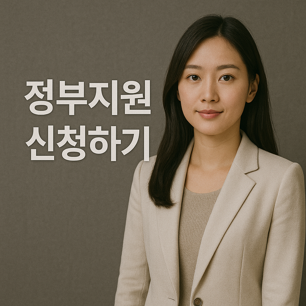 정부지원사업 신청하기