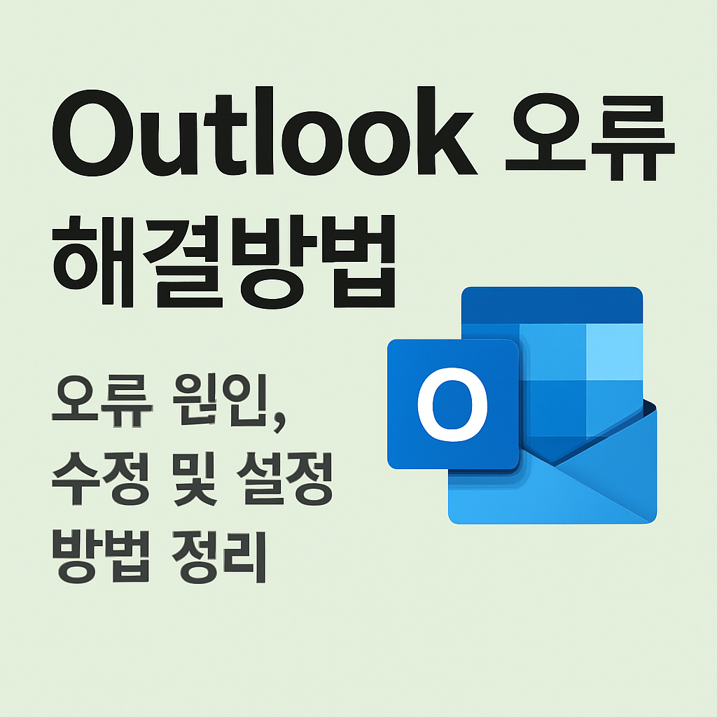 outlook 오류해결방법