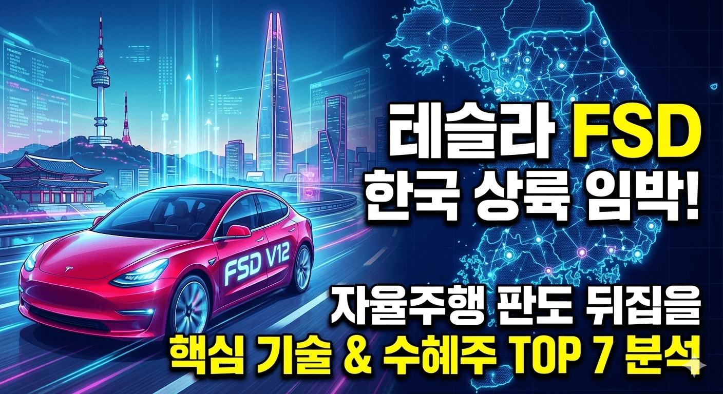 테슬라 FSD한국 상륙 관련 이미지