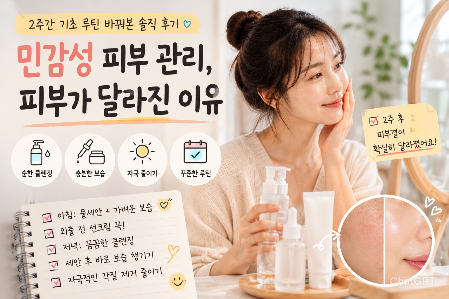 2주 기초 루틴 바꿔본 솔직 후기