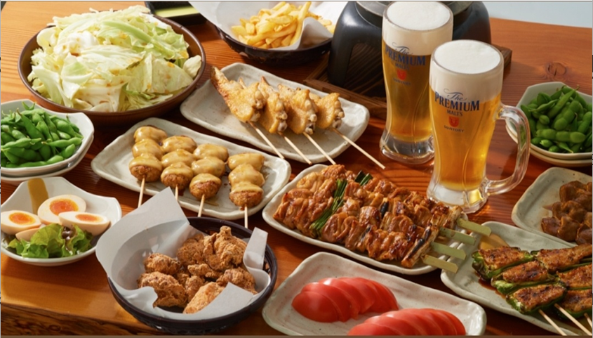 토리키조쿠 메뉴들