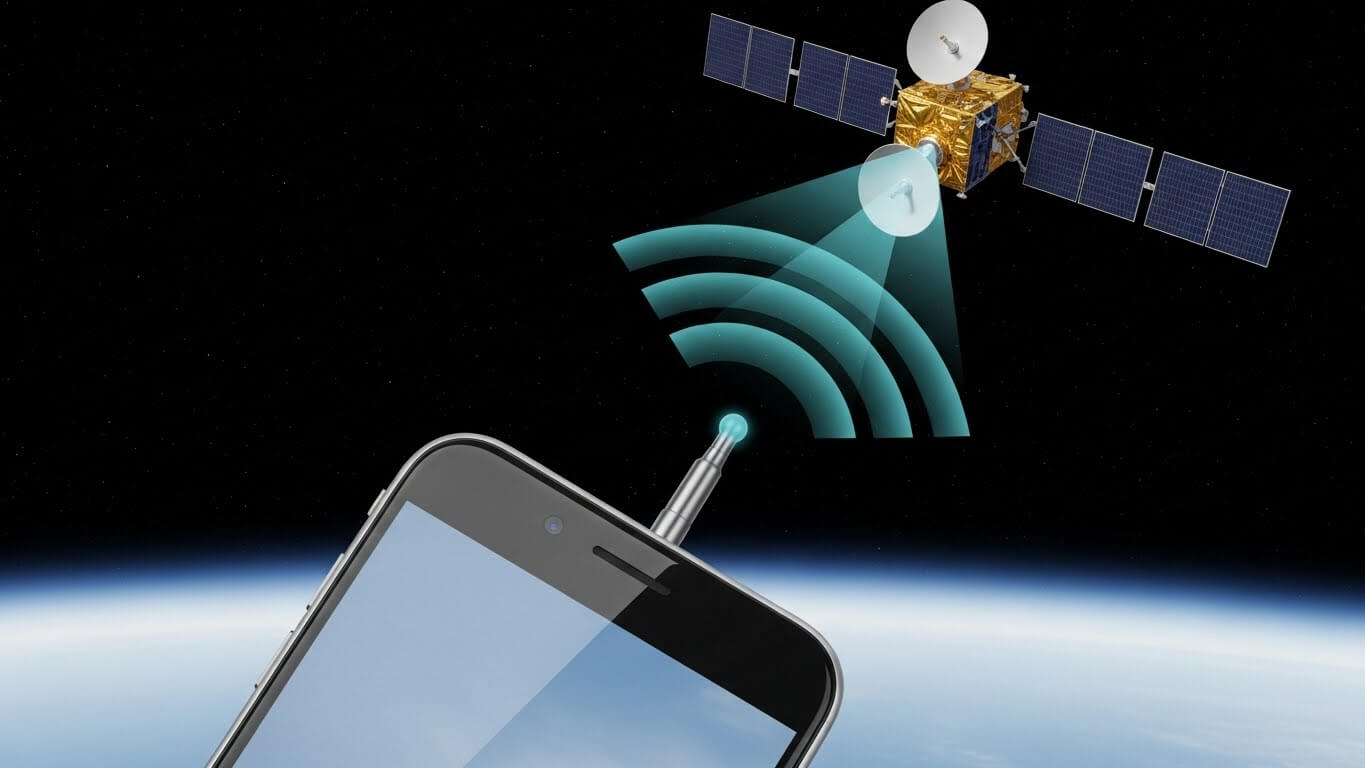LTE폰이 위성과 연결되는 기술적 원리