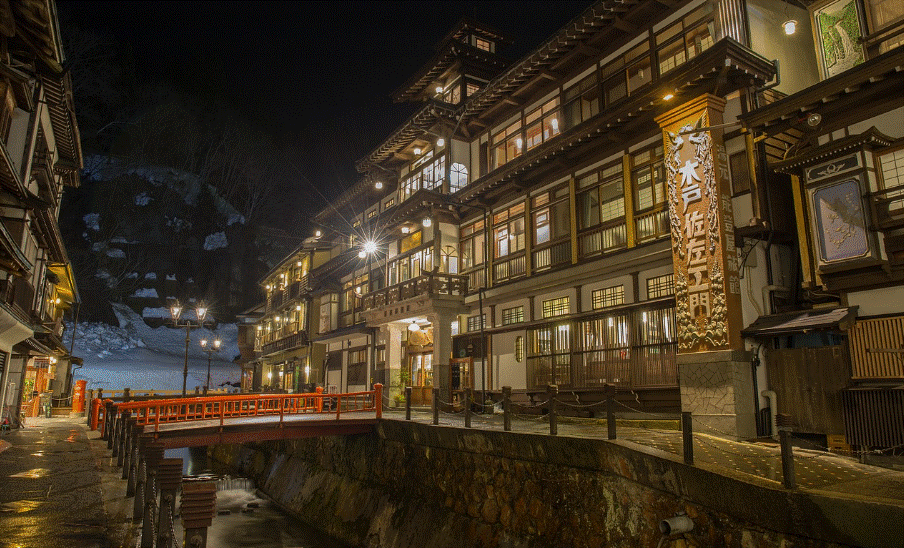 일본 온천 여행 사진