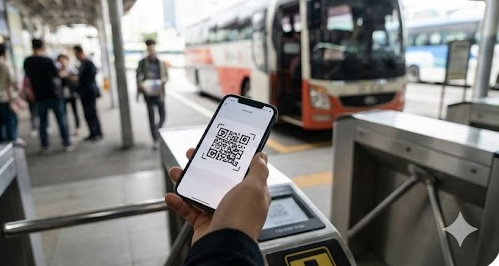 탑승 시 필수 체크사항 (QR코드)