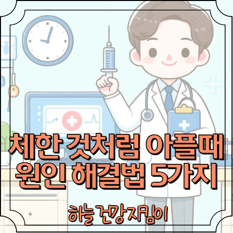 배가 체한 것처럼 아플때 원인, 해결법 5가지