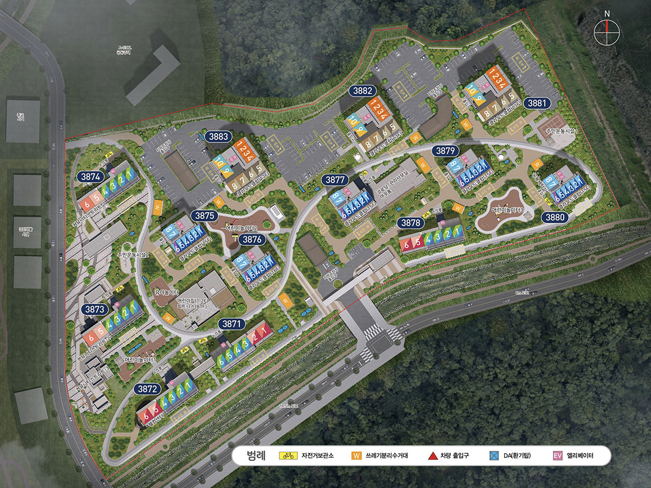 화성 통탄2 A-54블럭 행복주택
