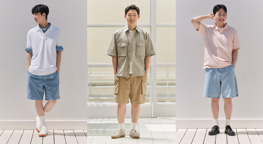 유니클로 - 남자 반바지