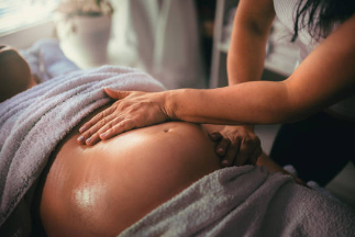 임산부 마사지