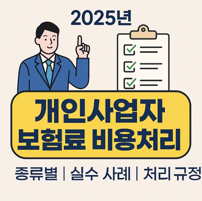 2025년 개인사업자 보험료 비용처리