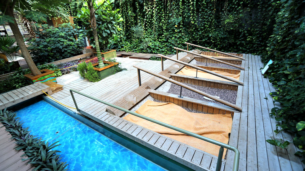 미리내힐빙클럽 세라믹 볼 찜질 사진