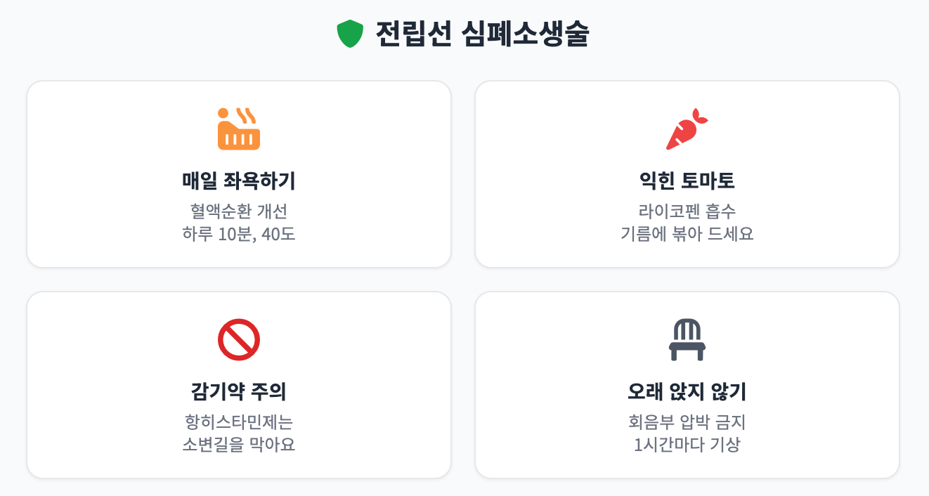 전립선을 망치는 최악의 습관 최고의 습관 인포그래픽