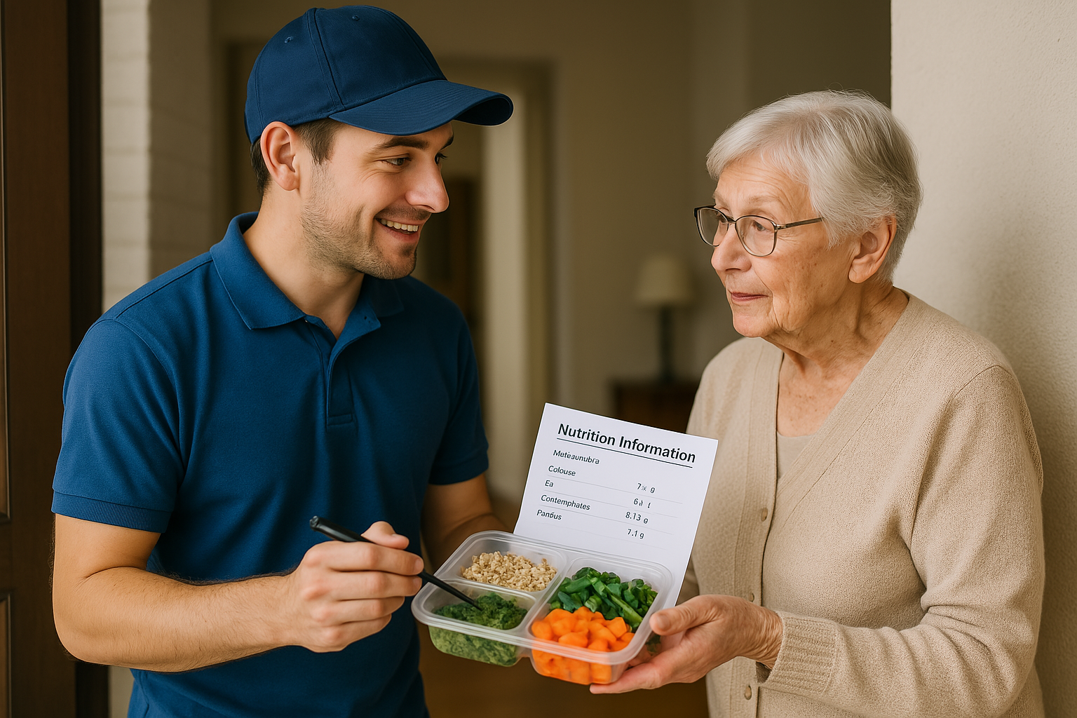맞춤형 영양 도시락 배달 서비스에 관한 이미지