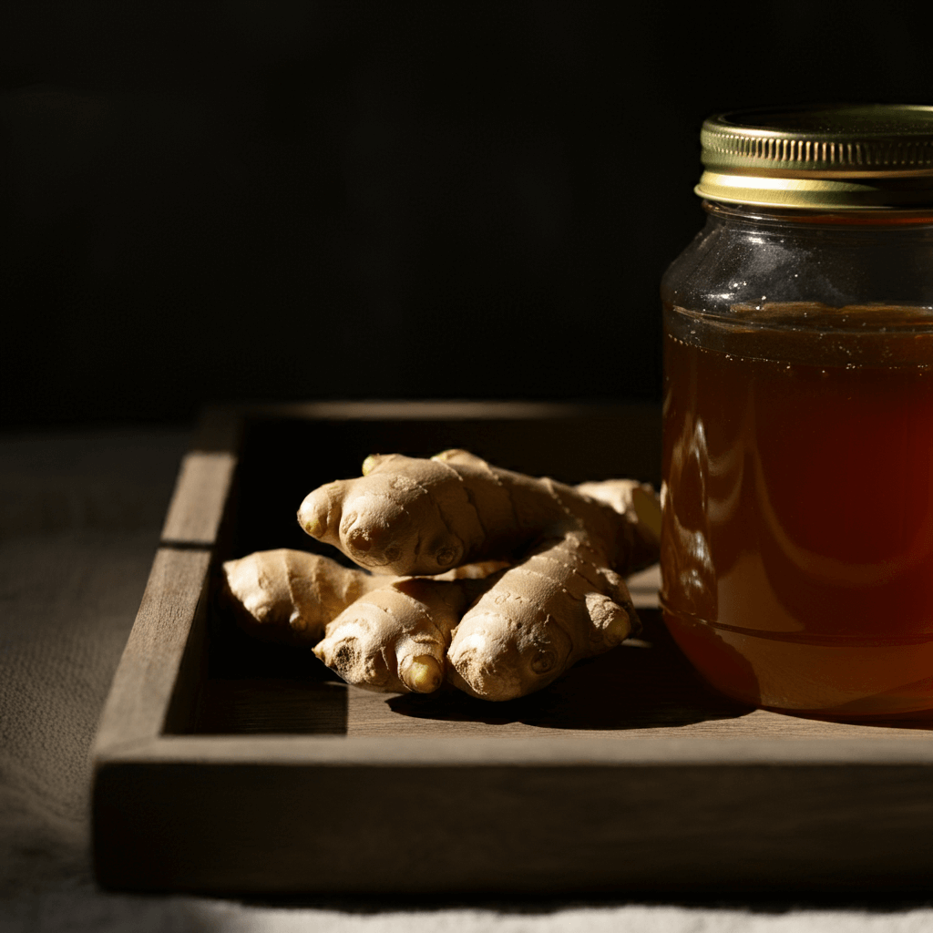 꿀과-생강-조합