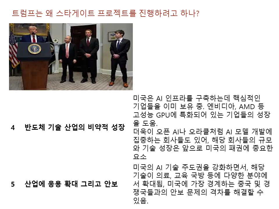 트럼프가 스타게이트 프로젝트를 진행하는 이유(2)