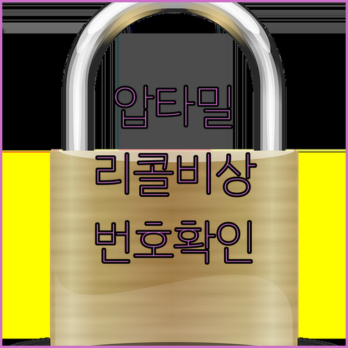 해외직구 압타밀 리콜 확인 방법과 배..