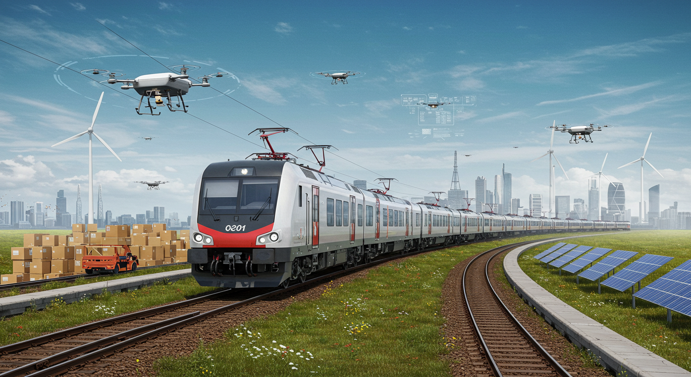 미래형 친환경 열차가 물류와 산업에 주는 효과