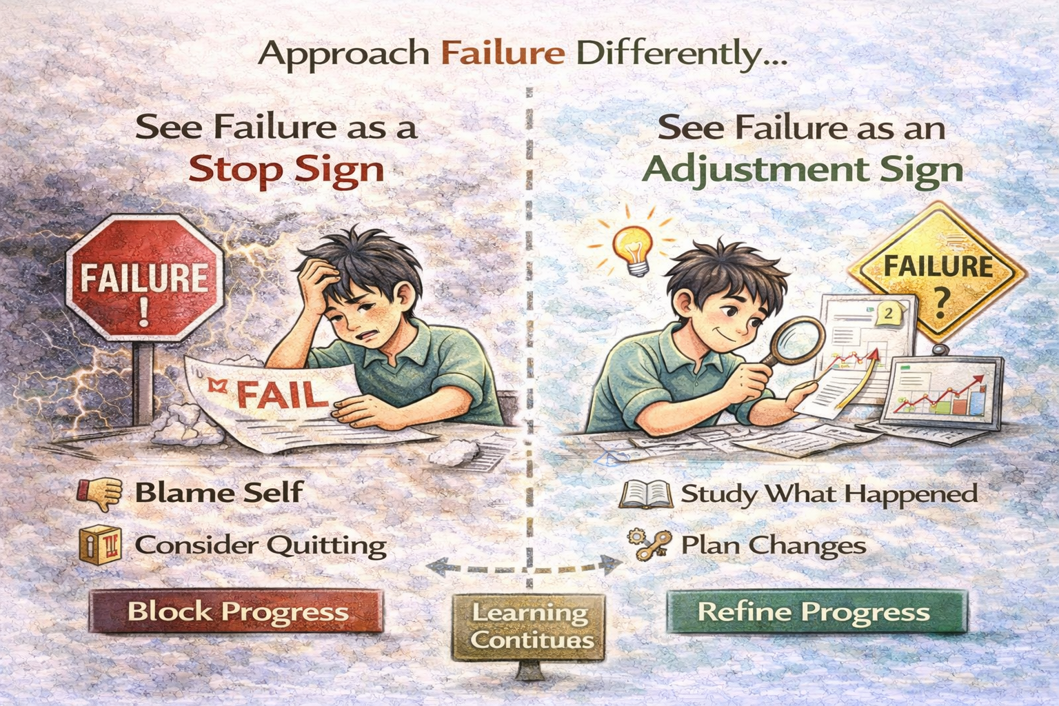 ㉛ 왜 장기 학습에서 실패는 중단의 이유가 아니라 조정의 자료가 되는가