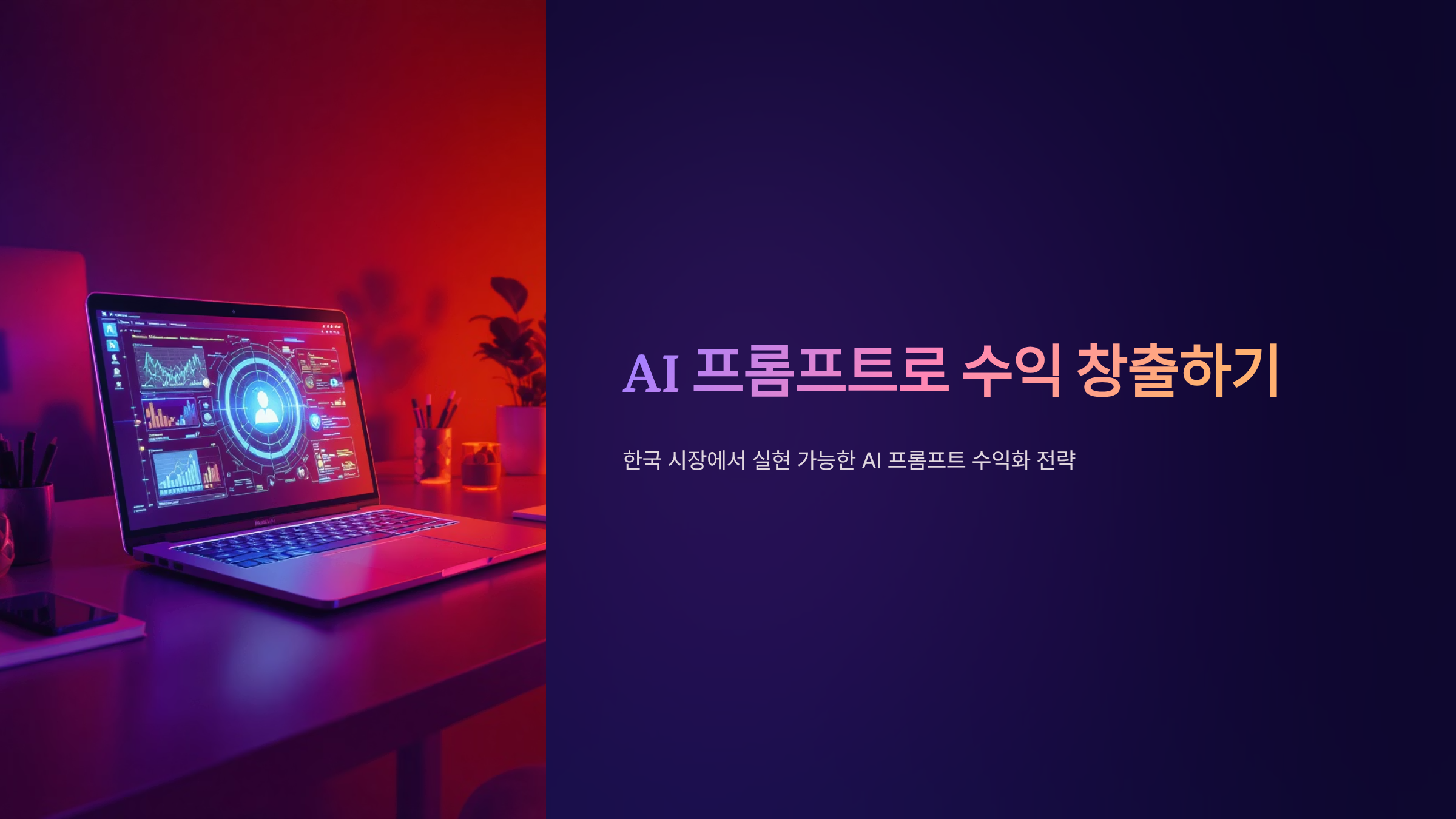 AI 프롬프트로 월 500만원 벌기, 실전 수익화 전략