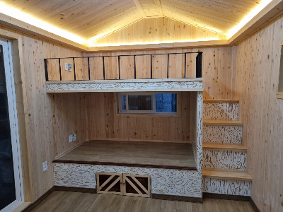 이동식 주택 내부