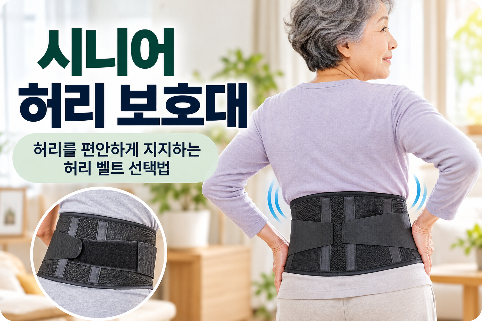 시니어 허리 보호대