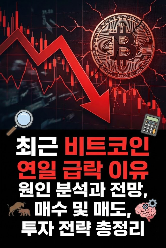 최근 비트코인 시세 연일 급락 이유 원인 분석과 전망, 매수 및 매도, 투자 전략 총정리