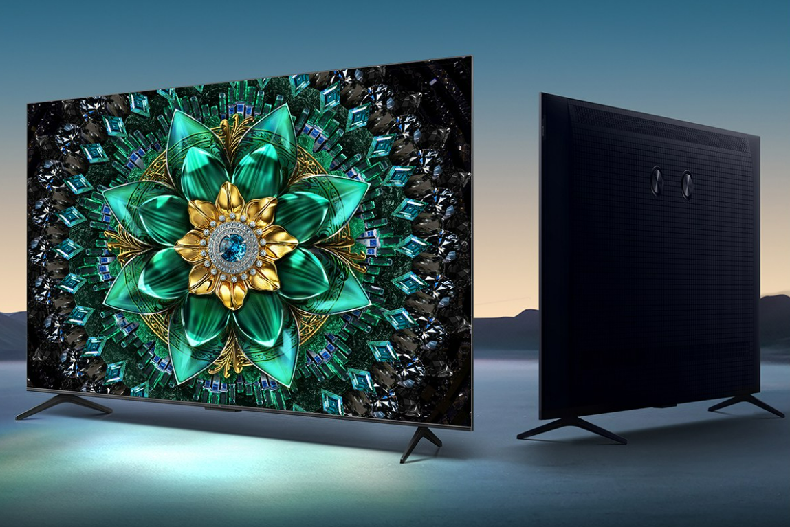 2025년 4월 TCL TV 신제품 런칭 이벤트, 최대 10만 원 스타벅스 혜택 안내 배너