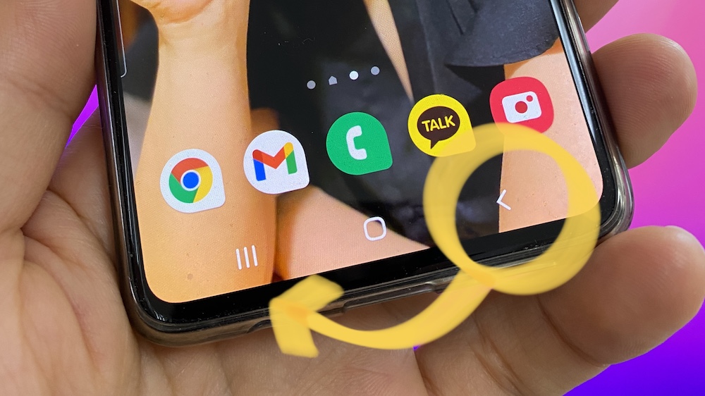 갤럭시 뒤로가기