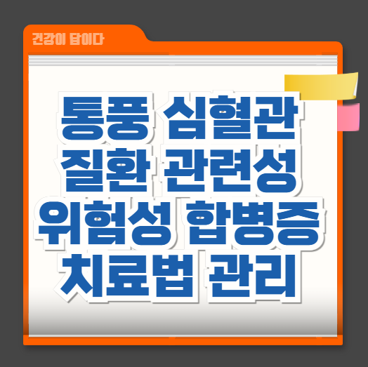 통풍-심혈관-질환-관련성-위험성-합병증-치료법-관리