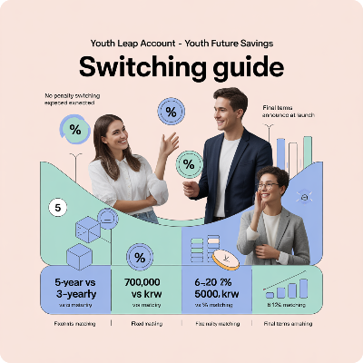 청년도약계좌 청년미래적금 갈아타기 이미지