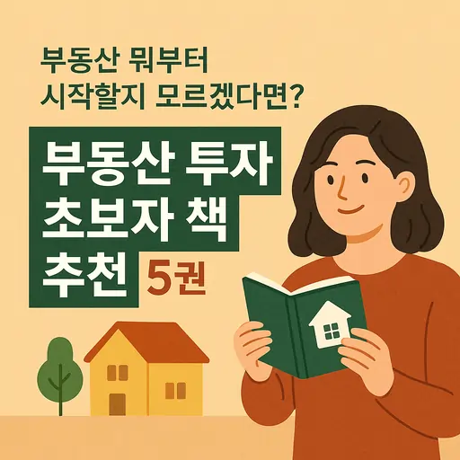 부동산 투자 초보자 책 TOP 5 기초부터 실전까지 안내서
