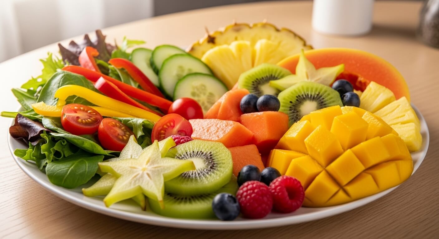 이국적인 풍경과 어우러지는 건강한 자기 관리 라이프스타일