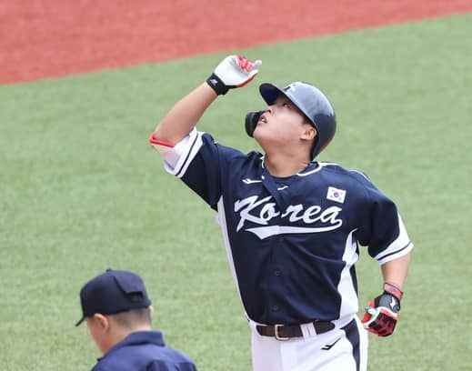 강백호 홈런 사진