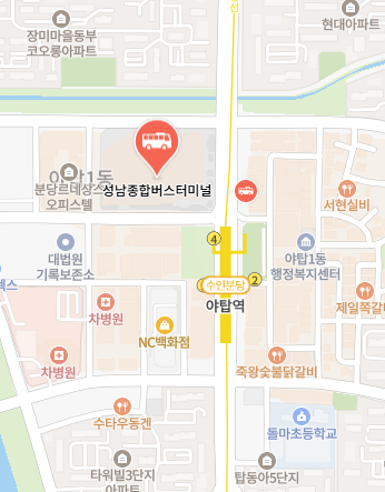 성남종합버스터미널 위치