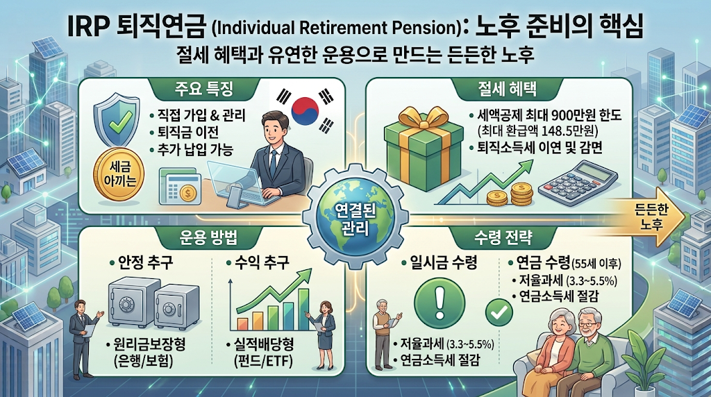 IRP 퇴직연금 (DB형/DC형, 절세계좌, 노후준비)