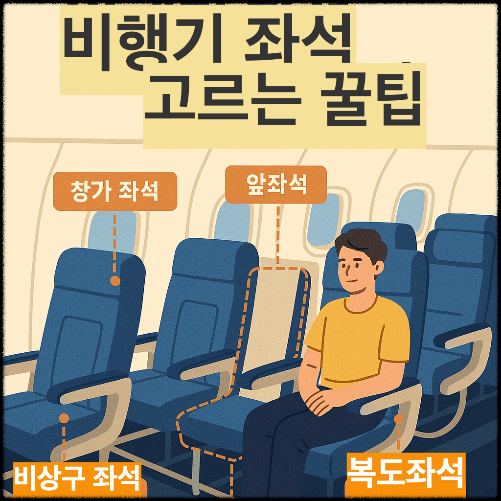 비행기 좌석 고르기