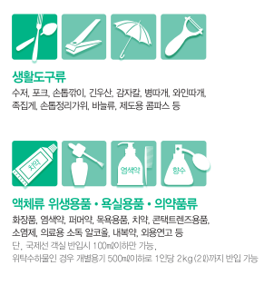 비행기 탑승시 금지물품