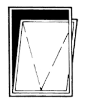 창문종류, 하부 고정 케이스먼트창