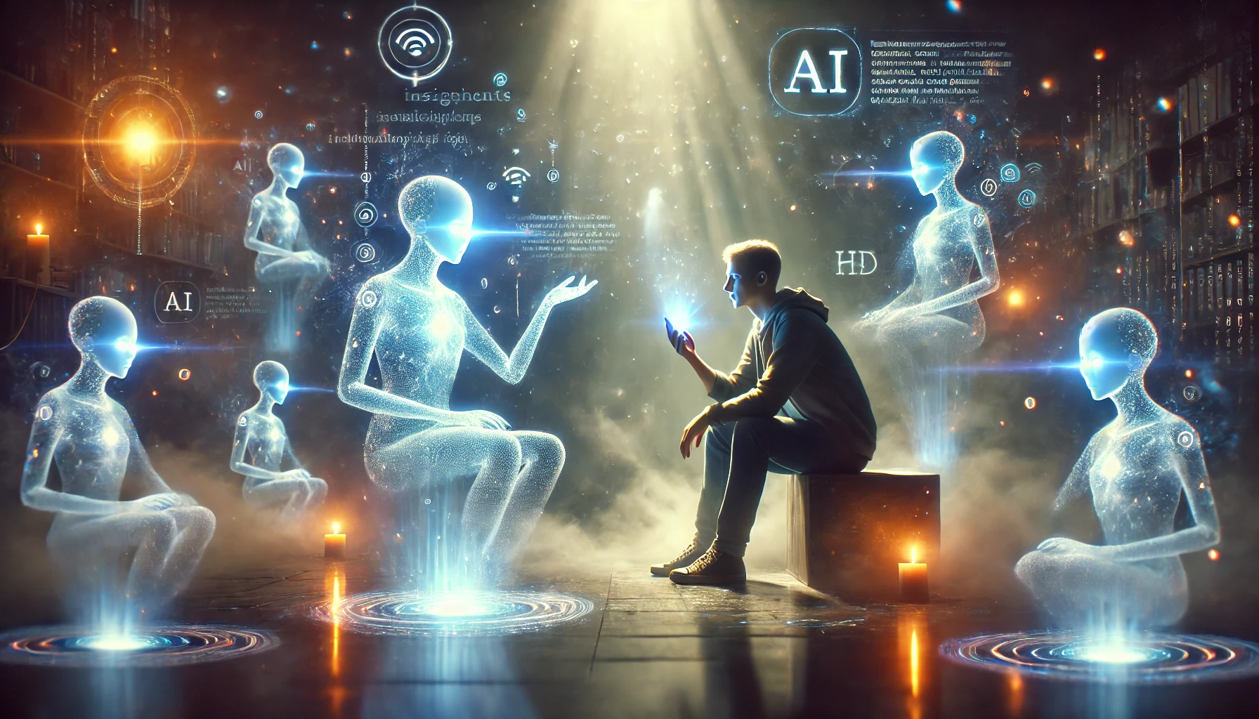 AI(인공지능)와 함께하는 삶 관련 이미지