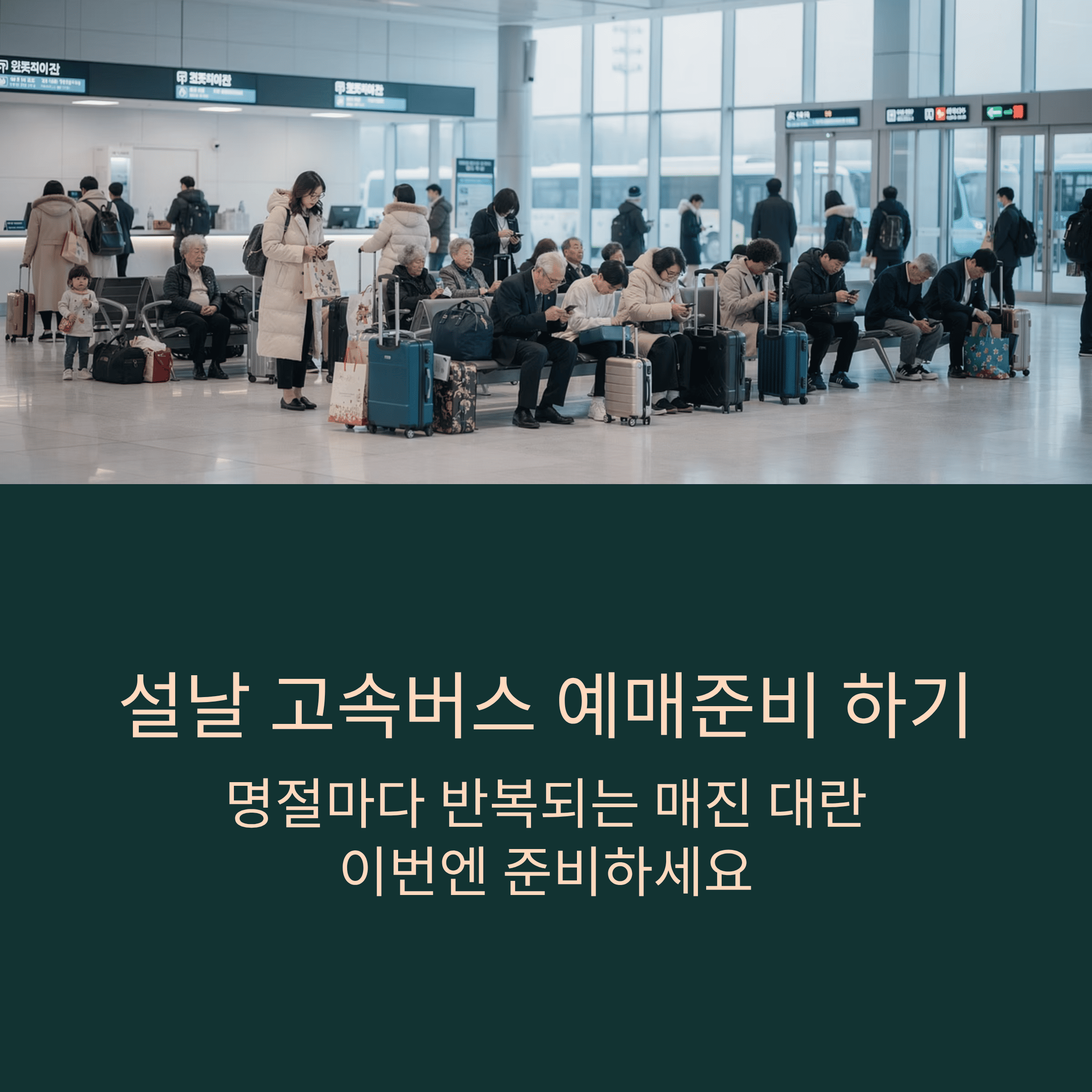 설날 고속버스 예매 기간, 언제부터 시작될까