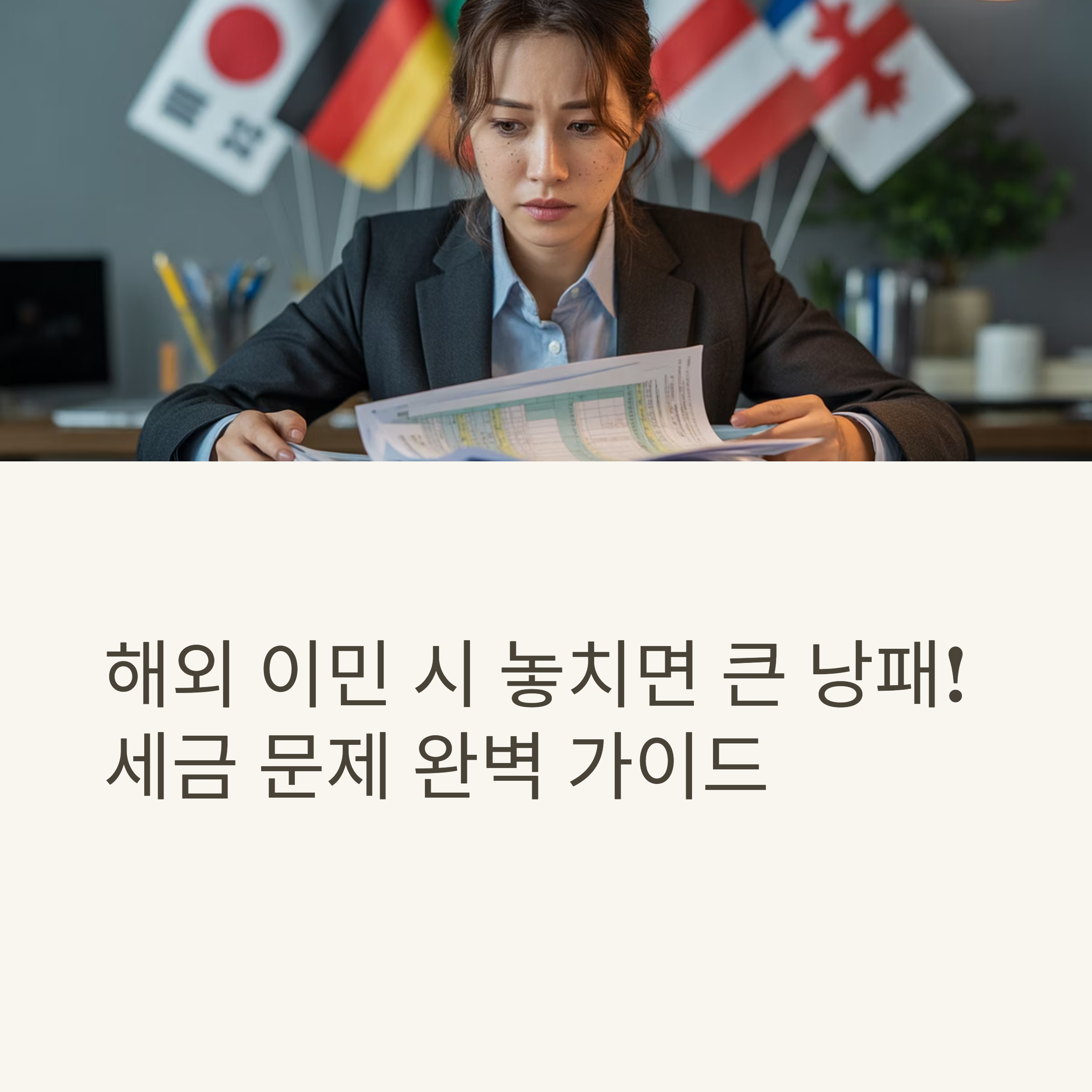 한국과 완전 다른 해외 세금! 이민자가 꼭 알아야 할 것들