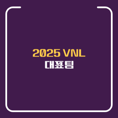 2025 VNL 여자배구