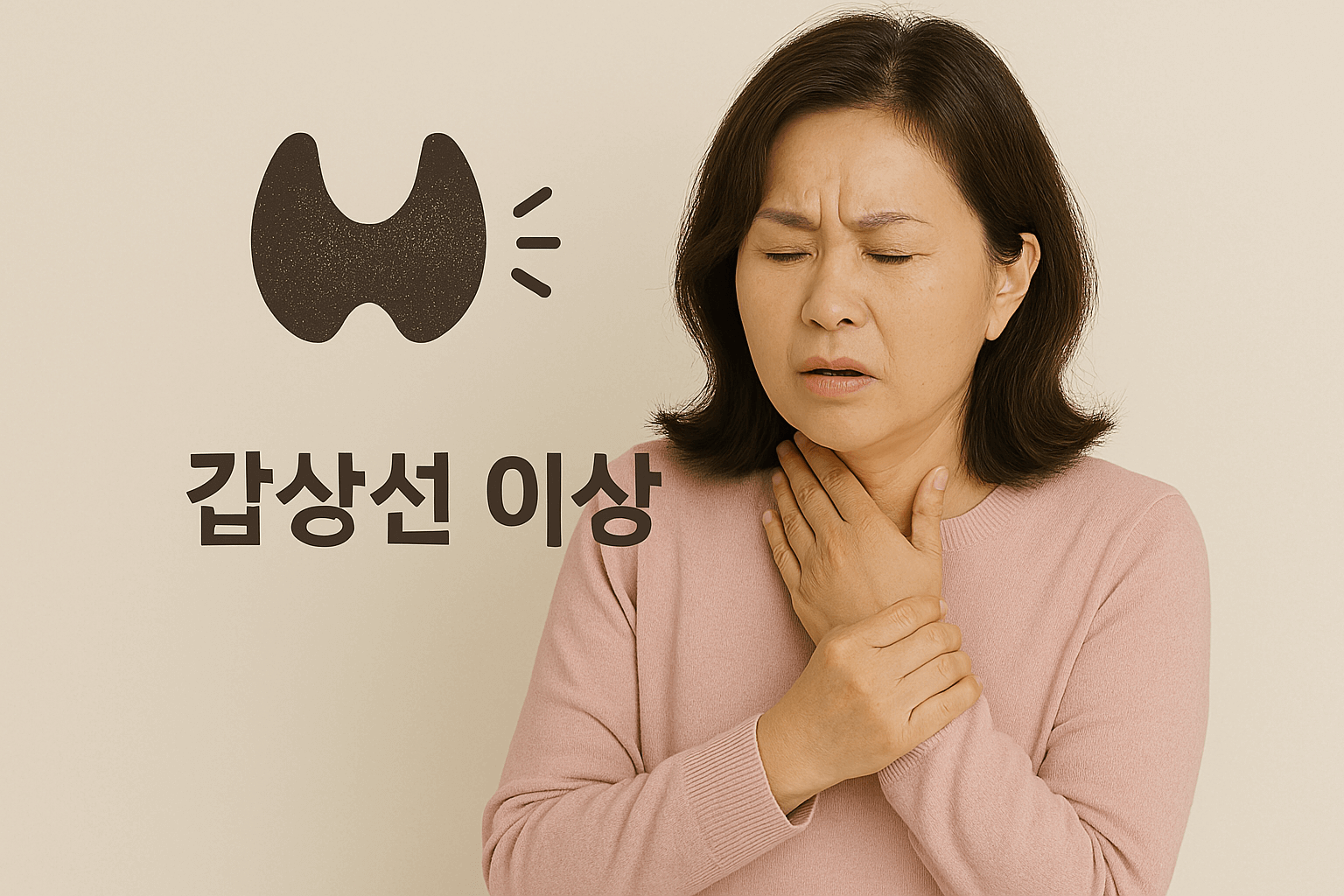 40대 주부 갑상선 이상 관련 사진