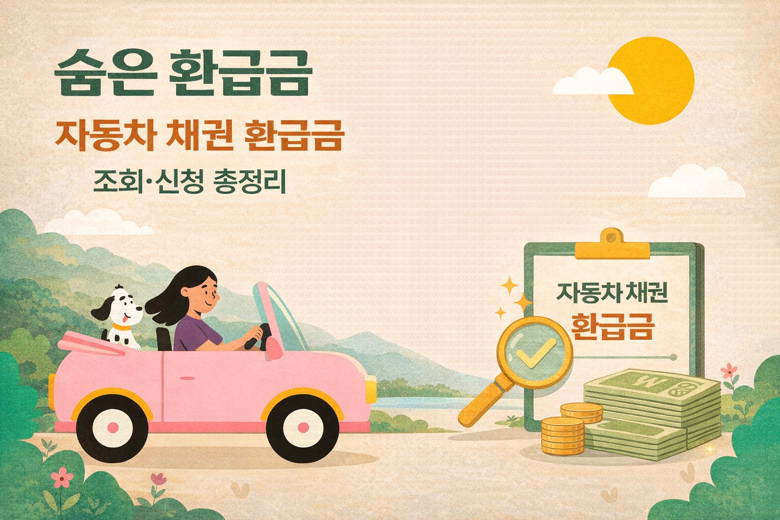 자동차 채권 환급금 조회·신청 총정리