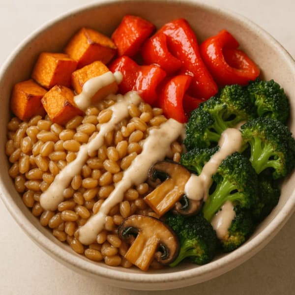 파로 먹는법 - 파로와 로스티드 채소볼