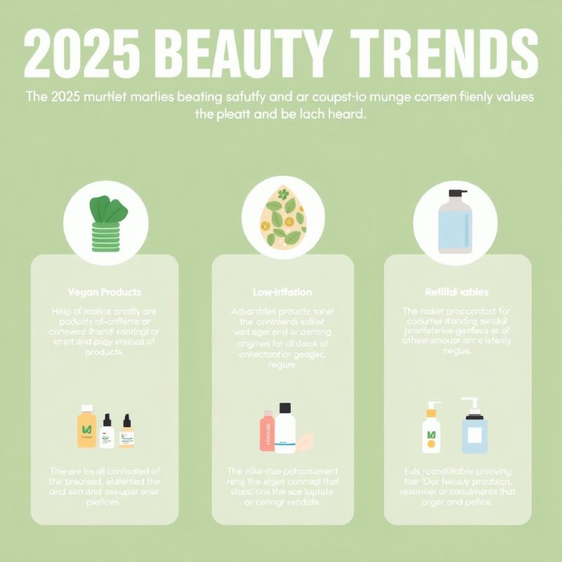 2025 Cosmetics Trends - Vegan, Hypoallergenic, Refillable Products