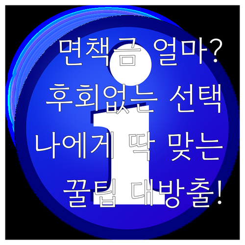 자동차보험 면책금 얼마가 적당할까? 