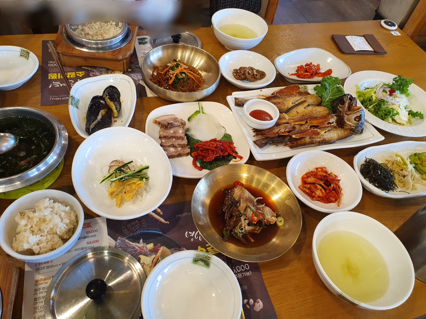 하남_미사_정가네밥상_보리굴비정식_한상차림