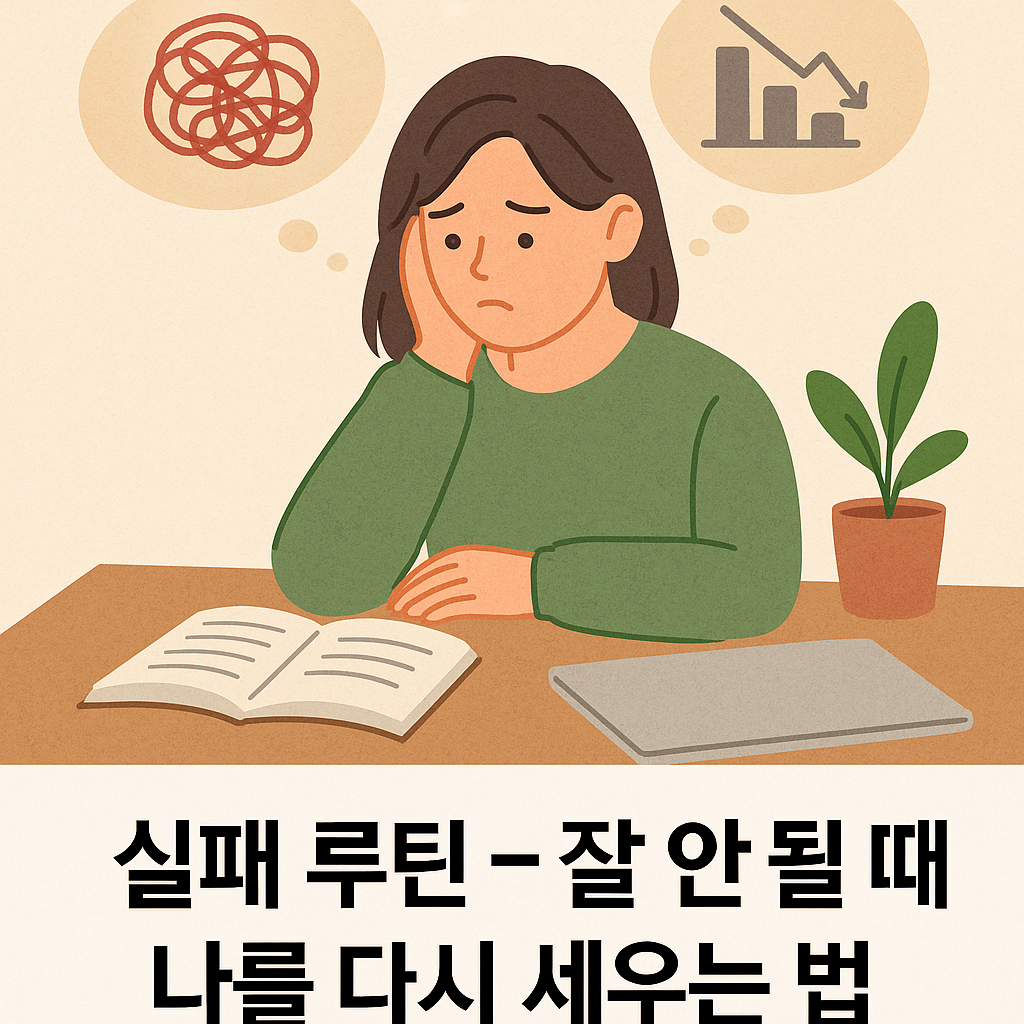 실패 루틴 &ndash; 잘 안 될 때 나를 다시 세우는 법
